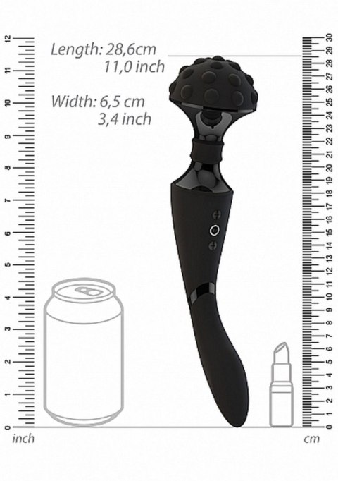 Stymulator- Shiatsu Bendable Massager Wand - Black Stymulator- Shiatsu Bendable Massager Wand - Black