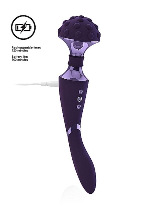 Stymulator- Shiatsu Bendable Massager Wand - Purple Stymulator- Shiatsu Bendable Massager Wand - Purple