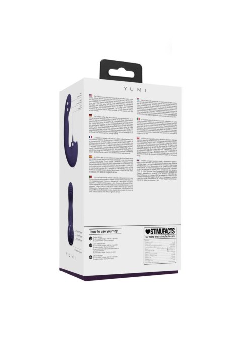 VIVE - Yumi - Rechargeable Triple Motor - G-Spot Finger Motion Vibrator and Flickering Tongue Stimul VIVE - Yumi - Rechargeable Triple Motor - G-Spot Finger Motion Vibrator and Flickering Tongue Stimul