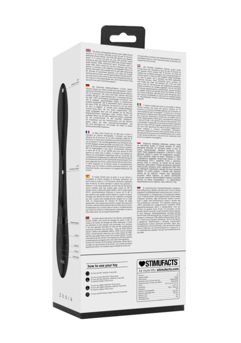 Wibrator-Zosia - Classic G-Spot Rabbit - Black Wibrator-Zosia - Classic G-Spot Rabbit - Black