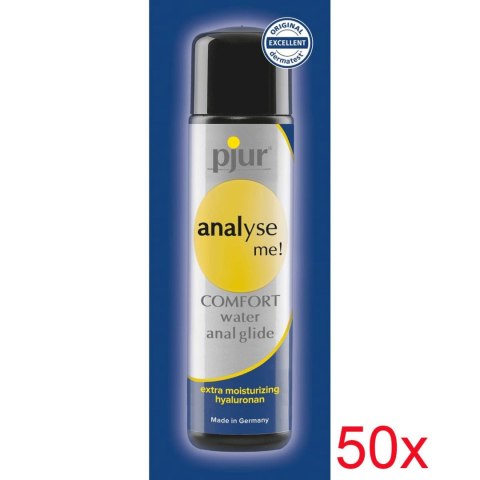 Pjur - Żel analny - pakiet 50 szt. po 1,5 ml - pjur analyse me! Comfort glide Pjur - Żel analny - pakiet 50 szt. po 1,5 ml - pjur analyse me! Comfort glide