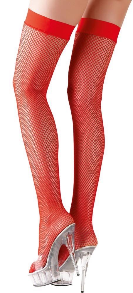 Cottelli - Pończochy - Hold-up Stockings red S Cottelli - Pończochy - Hold-up Stockings red S