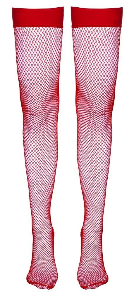 Cottelli - Pończochy - Hold-up Stockings red S Cottelli - Pończochy - Hold-up Stockings red S