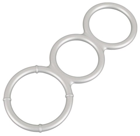 Metallic Silicone Triple Ring Metallic Silicone Triple Ring