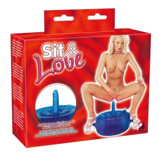 Nadmuchiwana pufa z wibratorem - Sit & Love Vibrating Chair