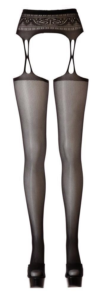 Cottelli - Pończochy - Susp. Straps + Stockings L/XL Cottelli - Pończochy - Susp. Straps + Stockings L/XL