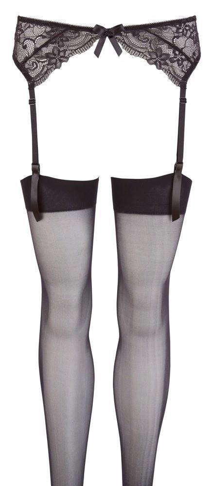 Pończochy - Suspender Belt black S/M
