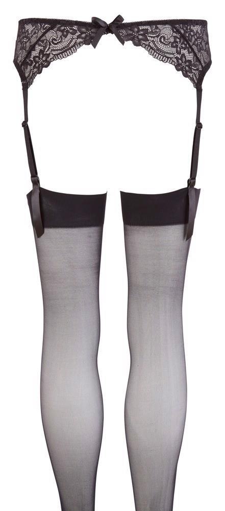 Pończochy - Suspender Belt black S/M