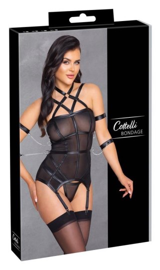 Cottelli - Gorset z kajdankami - Basque Bondage XL