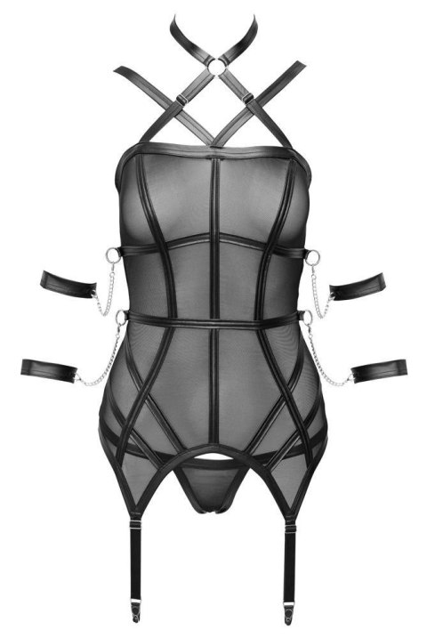 Cottelli - Gorset z kajdankami - Basque Bondage XL Cottelli - Gorset z kajdankami - Basque Bondage XL