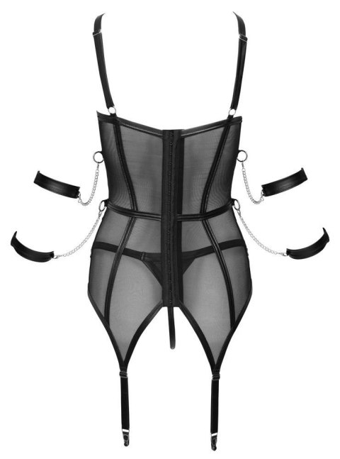 Cottelli - Gorset z kajdankami - Basque Bondage XL Cottelli - Gorset z kajdankami - Basque Bondage XL