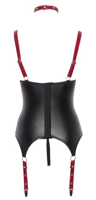 Cottelli - Komplet z wiązaniem - Basque black/red S