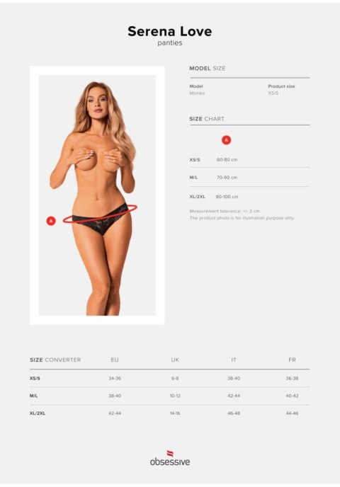 Obsessive - Serena Love figi XS/S Obsessive - Serena Love figi XS/S