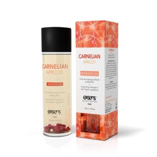 Exsens - Olejek do masażu - CARNELIAN APRICOT Organic Massage Oil with stones 100 ml