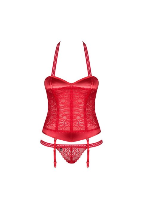Obsessive - Flameria gorset i stringi S/M Obsessive - Flameria gorset i stringi S/M