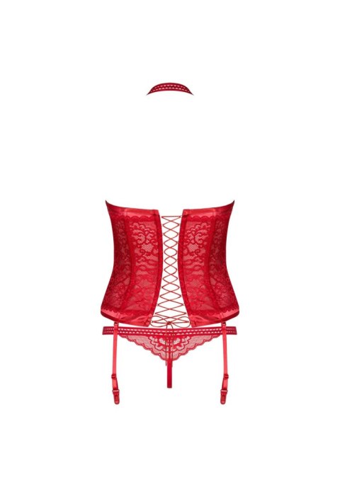 Obsessive - Flameria gorset i stringi S/M Obsessive - Flameria gorset i stringi S/M