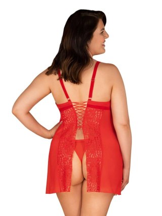 Obsessive - Blossmina koszulka i stringi 4XL/5XL