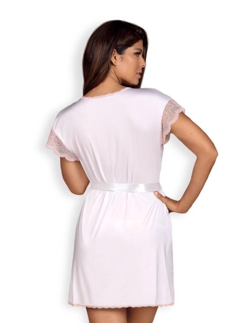 Obsessive - Girlly peniuar biały S/M Obsessive - Girlly peniuar biały S/M
