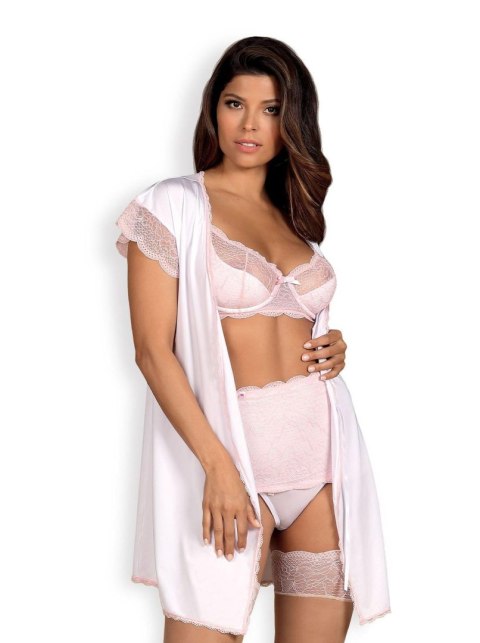 Obsessive - Girlly peniuar biały S/M Obsessive - Girlly peniuar biały S/M