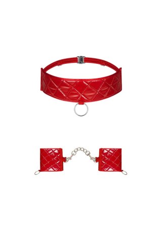 Obsessive - Hunteria kajdanki i choker O/S
