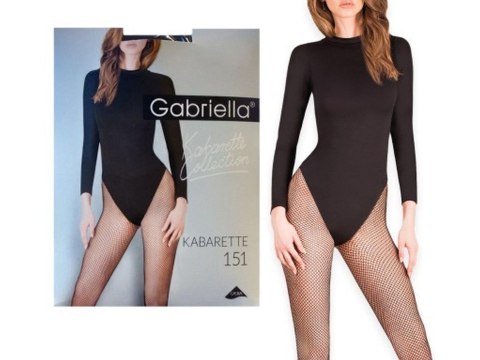Gabriella - Kabarette/Rajstopy 151 CZARNE S/M Gabriella - Kabarette/Rajstopy 151 CZARNE S/M