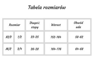 Gabriella -  Kabarette/Rajstopy 153 CZARNE M/L
