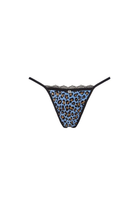 Obsessive - Nadines stringi niebieskie L/XL Obsessive - Nadines stringi niebieskie L/XL