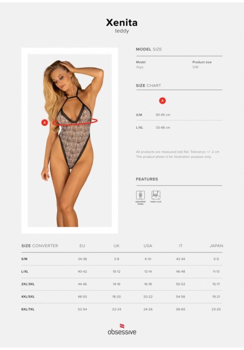 Obsessive - Xenita body L/XL Obsessive - Xenita body L/XL