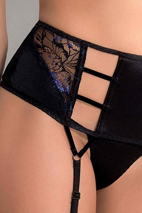 Komplet 3-częściowy - MEREDITH SET WITH OPEN BRA black L/XL - Casmir Komplet 3-częściowy - MEREDITH SET WITH OPEN BRA black L/XL - Casmir