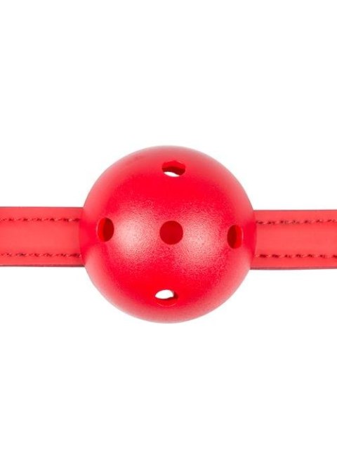 Knebel-Ball Gag With PVC Ball - Red Knebel-Ball Gag With PVC Ball - Red