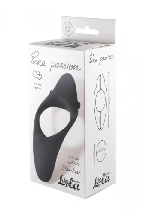 Pierścień-Erection Vibroring Pure Passion Stardust Black Pierścień-Erection Vibroring Pure Passion Stardust Black