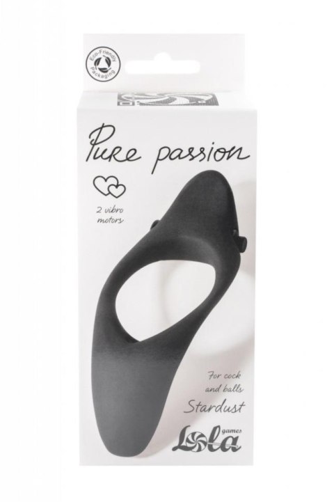 Pierścień-Erection Vibroring Pure Passion Stardust Black Pierścień-Erection Vibroring Pure Passion Stardust Black