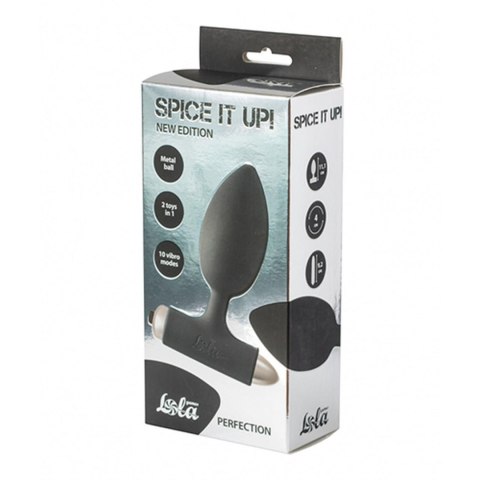 Vibrating Anal Plug Spice it up New Edition Perfection Black Vibrating Anal Plug Spice it up New Edition Perfection Black