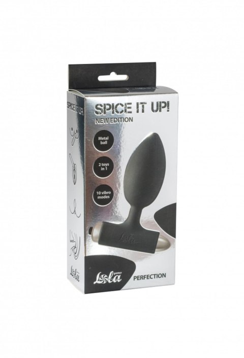 Vibrating Anal Plug Spice it up New Edition Perfection Black Vibrating Anal Plug Spice it up New Edition Perfection Black