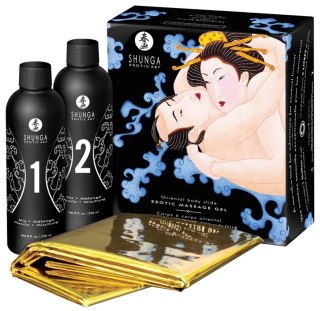 Shunga - Zestaw do masażu - Gel Massage Exotic Fruits