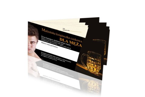 Gra - Małżeńska książeczka czekowa dla MĘŻA Gra - Małżeńska książeczka czekowa dla MĘŻA