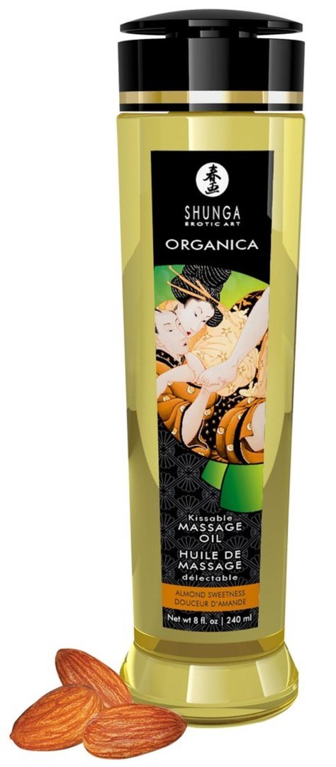 Shunga - Olejek do masażu - Massage Oil Organica ALMOND SWEETNESS 240 ml Shunga - Olejek do masażu - Massage Oil Organica ALMOND SWEETNESS 240 ml