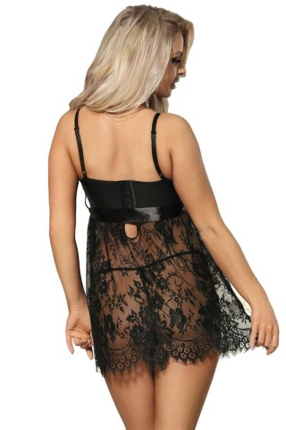 Babydoll - NIGHTIE+STG+BELT BLACK TU (Size: TU)