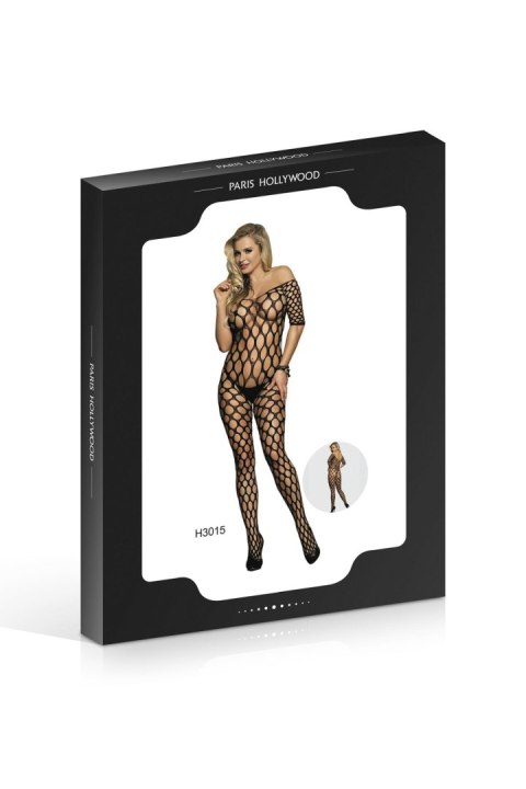 Bodystocking - OPEN COVERALL3015 BLACK (Size: TU) Bodystocking - OPEN COVERALL3015 BLACK (Size: TU)