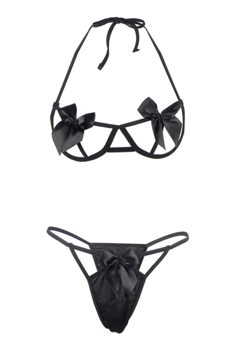 Komplet - SET 2 PCS BLACK BOWS TU (Size: TU)