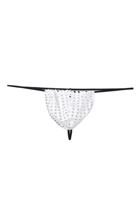 Stringi męskie - STG MEN MP051 WHITE TU (Size: TU) Stringi męskie - STG MEN MP051 WHITE TU (Size: TU)