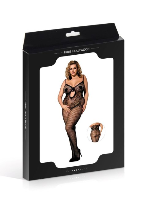 Bodystocking - SUIT H31041P BLACK XL (Size: XL) Bodystocking - SUIT H31041P BLACK XL (Size: XL)