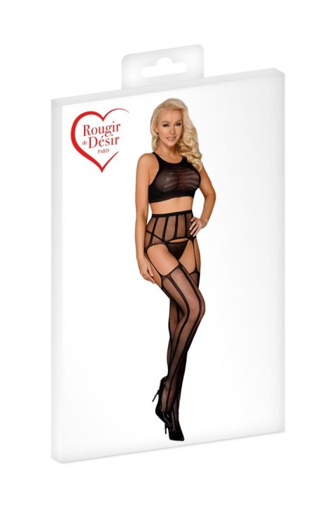 ROUGIR DE DESIR - Komplet TOP+COLLANT RESILLE T02 NOIR T.U ROUGIR DE DESIR - Komplet TOP+COLLANT RESILLE T02 NOIR T.U