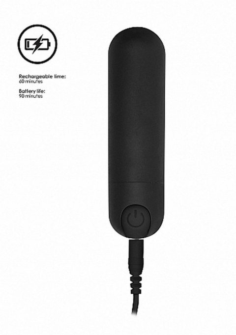 10 Speed Rechargeable Bullet - Black 10 Speed Rechargeable Bullet - Black