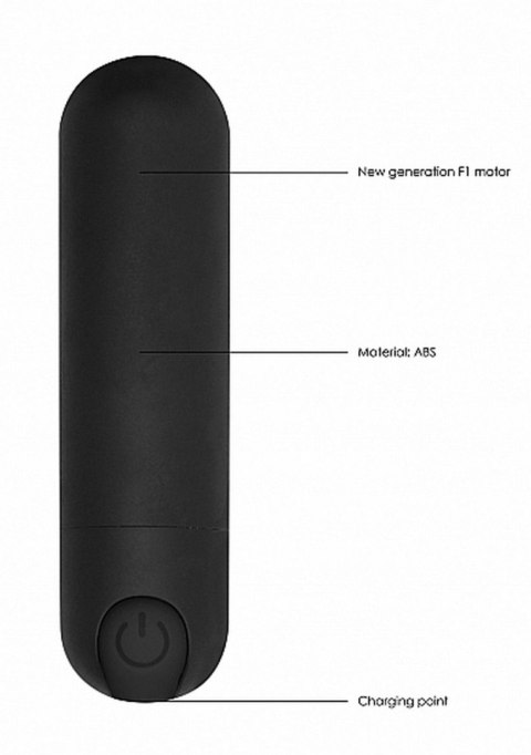 10 Speed Rechargeable Bullet - Black 10 Speed Rechargeable Bullet - Black