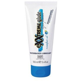 Hot - Lubrykant na bazie wody - EXXtreme Glide - waterbased lubricant + comfort oil a+ 100 ml