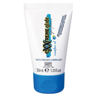 Hot - Lubrykant na bazie wody - EXXtreme Glide - waterbased lubricant + comfort oil a+ 30 ml