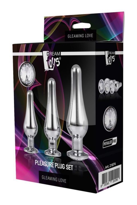 GLEAMING LOVE PLEASURE SET SILVER GLEAMING LOVE PLEASURE SET SILVER