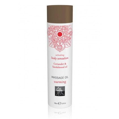 Hot - Rozgrzewający olejek do masażu - Warming Coriander & Sandalwood oil 100 ml