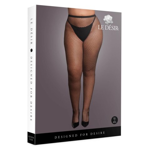 Le Désir - Rajstopy - Panty with small fishnet structure XL-4XL Le Désir - Rajstopy - Panty with small fishnet structure XL-4XL